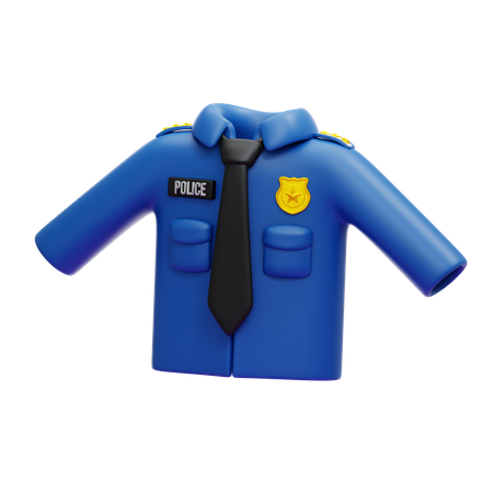 Uniforme policial  3D Icon