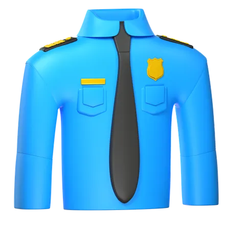 Uniforme policial  3D Icon