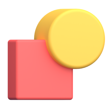 Objeto combinado de unión  3D Icon