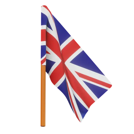 Bandera de Reino Unido  3D Icon