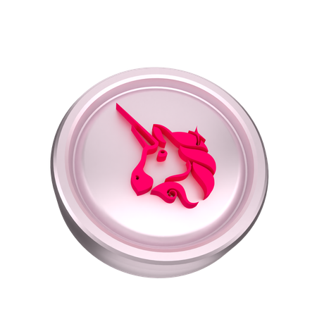 ユニスワップ  3D Icon