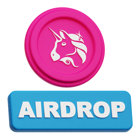 유니스왑 에어드랍  3D Icon