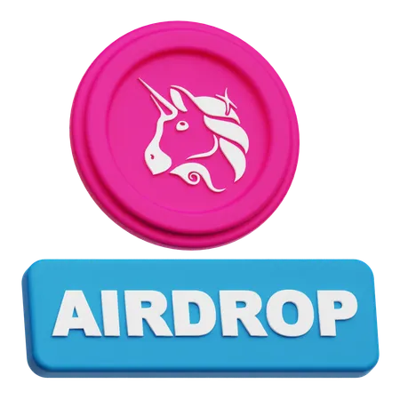 Uniswap Airdrop  3D Icon