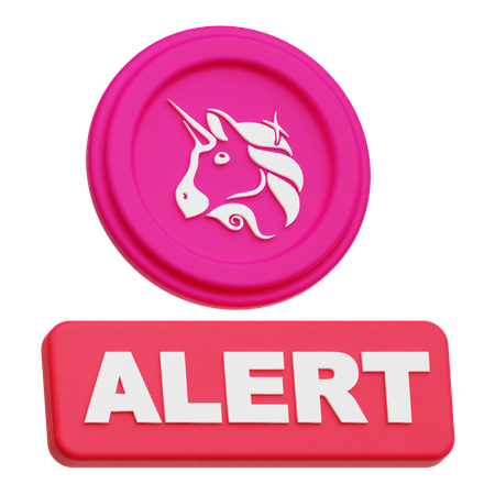 Uniswap Alert  3D Icon