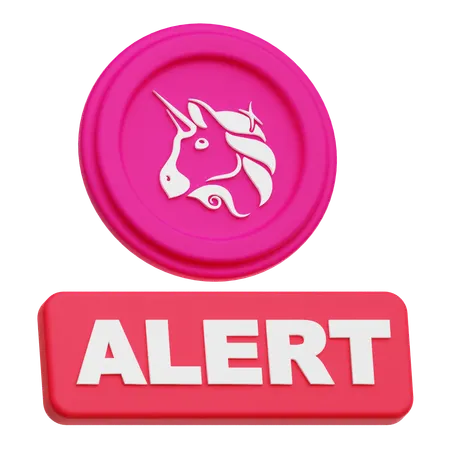 Uniswap Alert  3D Icon
