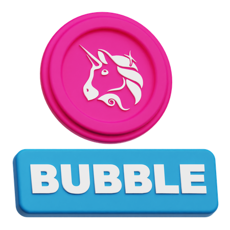 Uniswap Bubble  3D Icon