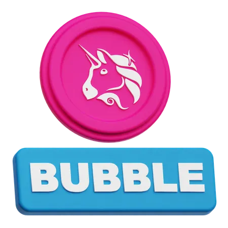 Uniswap Bubble  3D Icon