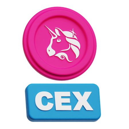 ユニスワップCEX  3D Icon
