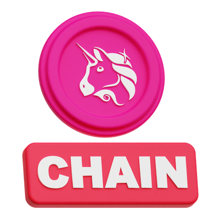 Uniswap Chain  3D Icon
