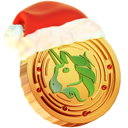 Uniswap Christmas Coin  3D Icon