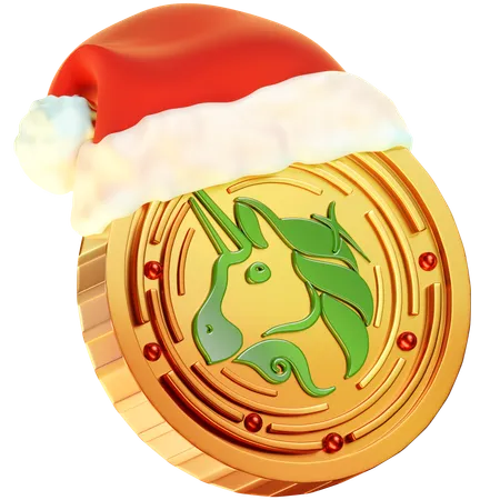 Uniswap Christmas Coin  3D Icon