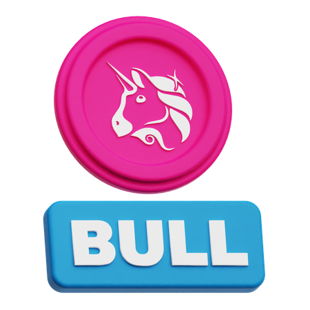 Taureau de pièces uniswap  3D Icon