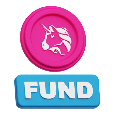 Uniswap Coin Fund  3D Icon