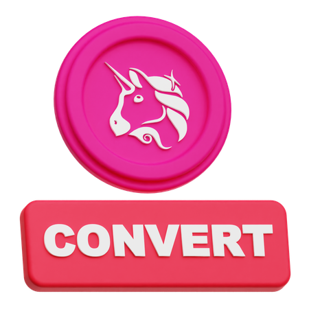 Uniswap Convert  3D Icon