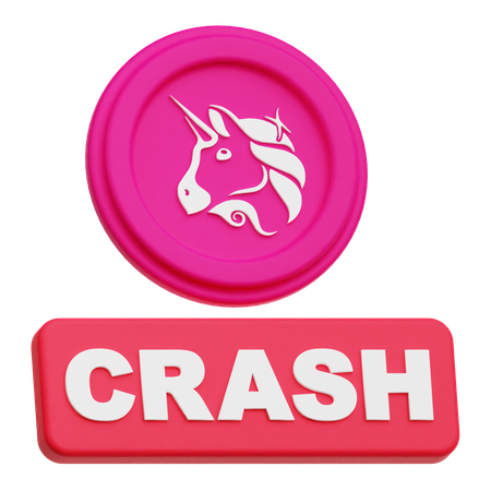 Uniswap Crash  3D Icon