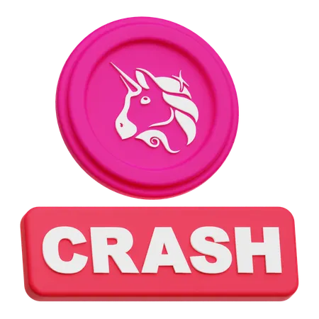 Uniswap Crash  3D Icon