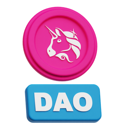 Uniswap Dao  3D Icon