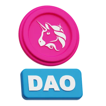 Uniswap Dao  3D Icon
