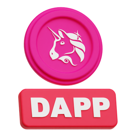 ユニスワップ ダップ  3D Icon