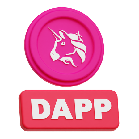 Uniswap Dapp  3D Icon