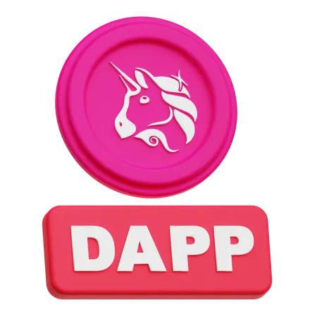 Uniswap Dapp  3D Icon