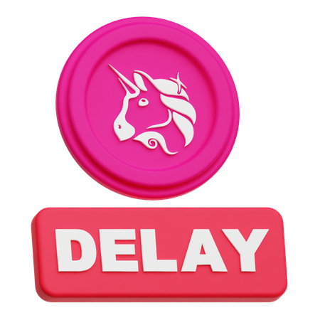 Uniswap Delay  3D Icon