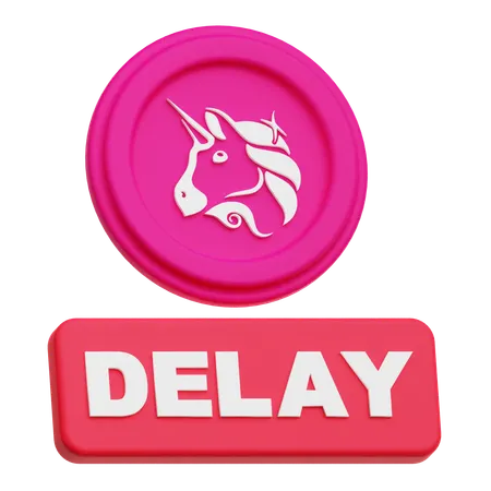 Uniswap Delay  3D Icon