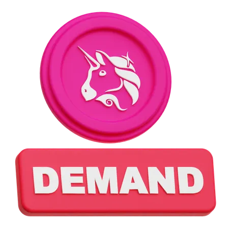Uniswap Demand  3D Icon