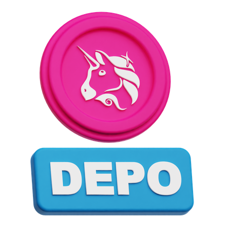 Uniswap Depo  3D Icon