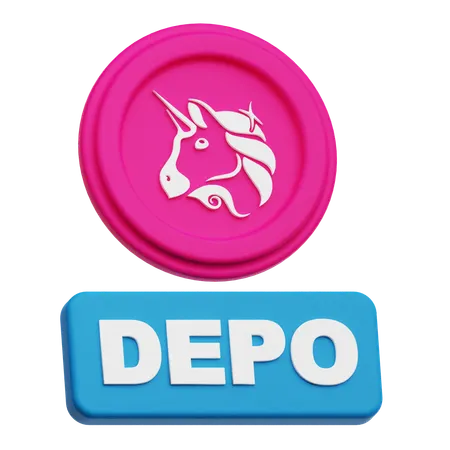 Uniswap Depo  3D Icon