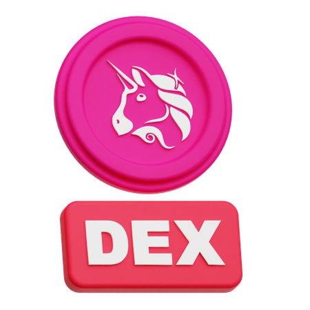 Uniswap Dex  3D Icon