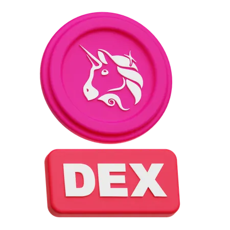 Uniswap Dex  3D Icon