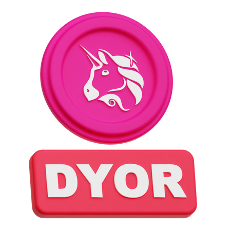 Uniswap Dyor  3D Icon