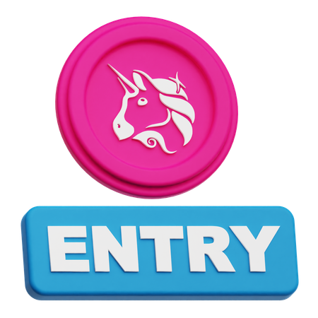 Uniswap Entry  3D Icon
