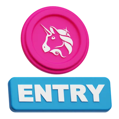 Uniswap Entry  3D Icon