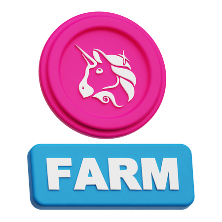 Uniswap Farm  3D Icon