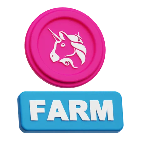 Uniswap Farm  3D Icon