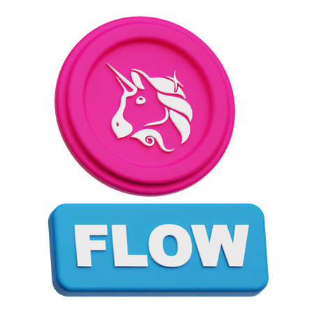 Uniswap Flow  3D Icon
