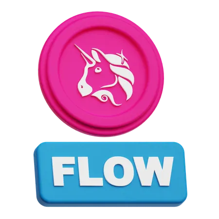 Uniswap Flow  3D Icon