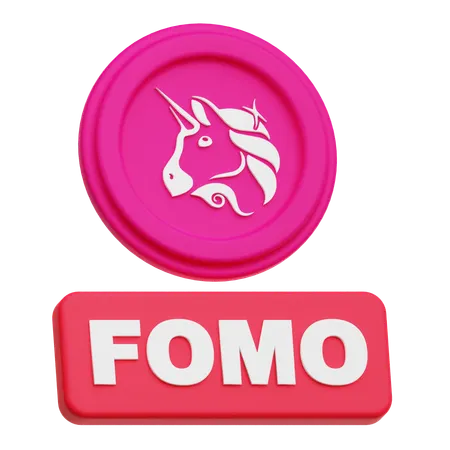 Uniswap Fomo  3D Icon