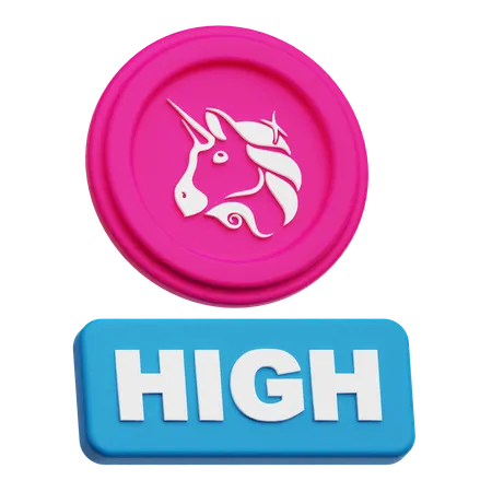 Uniswap High  3D Icon