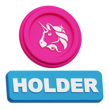 Uniswap Holder  3D Icon