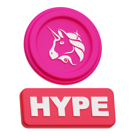 Uniswap Hype  3D Icon