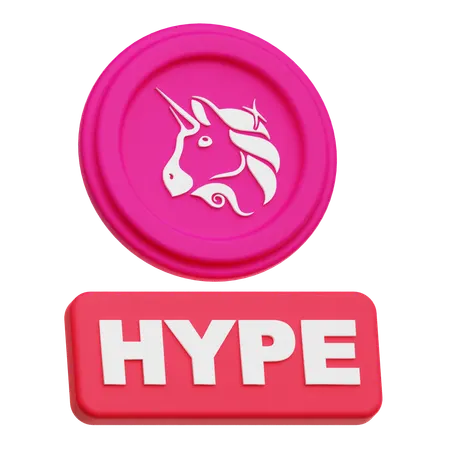 Uniswap Hype  3D Icon