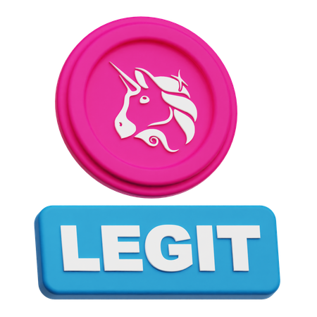 Uniswap Legit  3D Icon