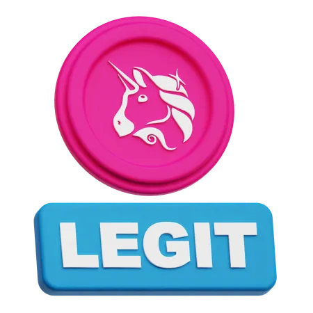Uniswap Legit  3D Icon