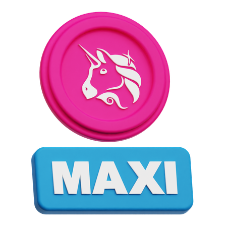 Uniswap Maxi  3D Icon