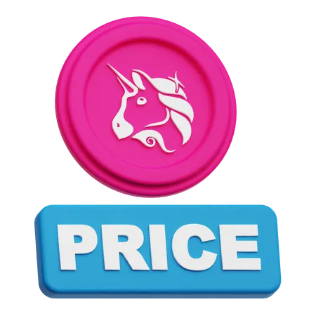 Uniswap Price  3D Icon