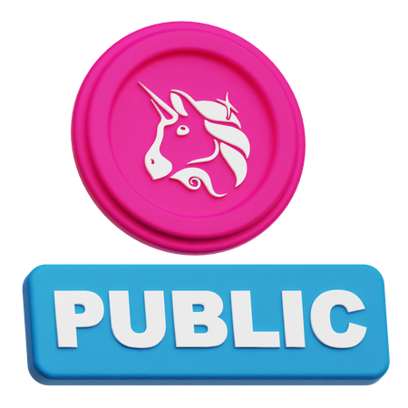 Uniswap Public  3D Icon