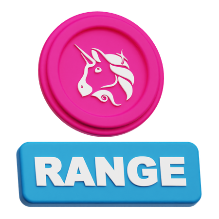 Uniswap Range  3D Icon